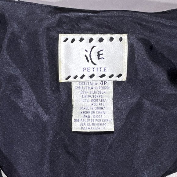 ICE Petite Dress with‎ Flower Design Size 4P - Picture 15 of 16